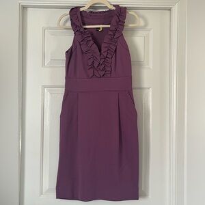 Banana Republic Ponte Dress, Plum, size 4